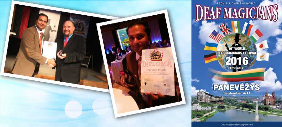World Deaf Magician festival 2016